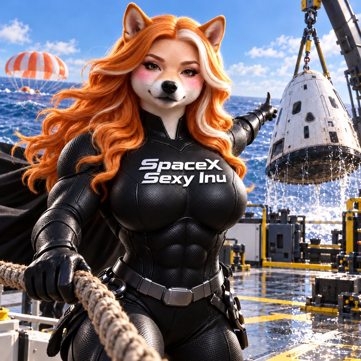 SpaceX Sexy Inu campaign artwork